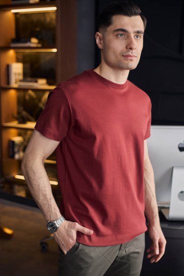 Футболка ГИО Бордовая