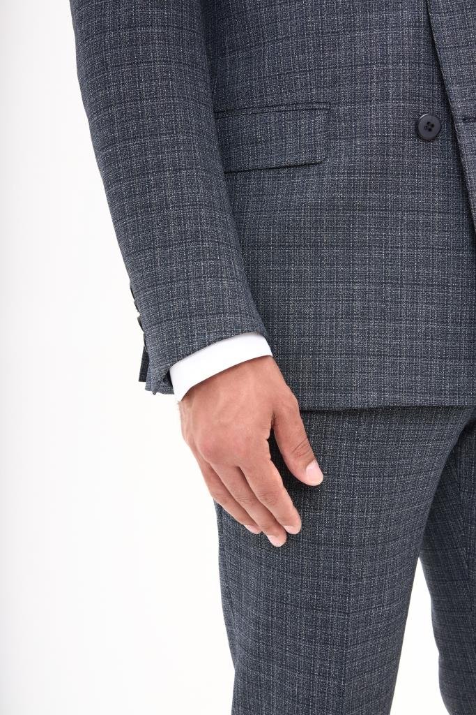 Костюм MAZALTOVMAN 2-ка премиум Серый в клетку