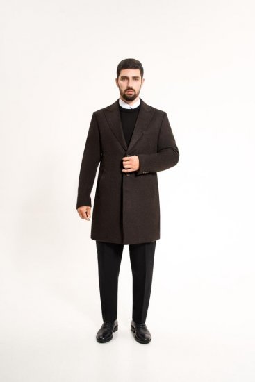Пальто MAZALTOVMAN премиум Темно-коричневое