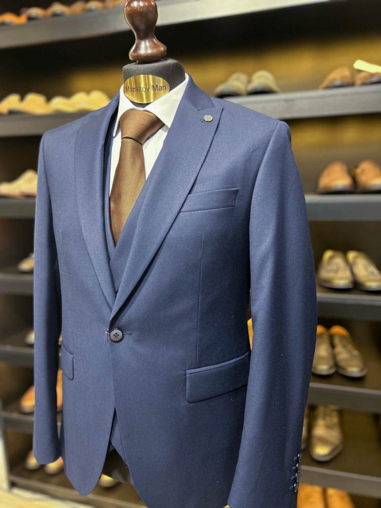Костюм MAZALTOVMAN 3-ка Синий премиум