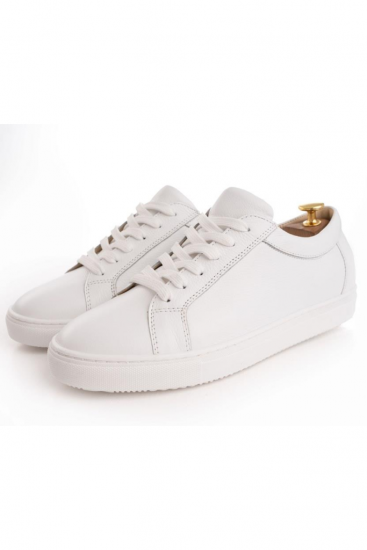 Кеды MAZALTOVMAN Белые кожаные