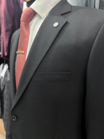 Пиджак MAZALTOVMAN Черный фактурный