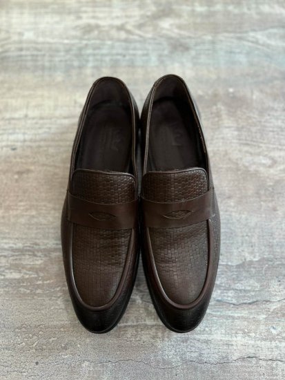 Лоферы MAZALTOVMAN Коричневые кожаные