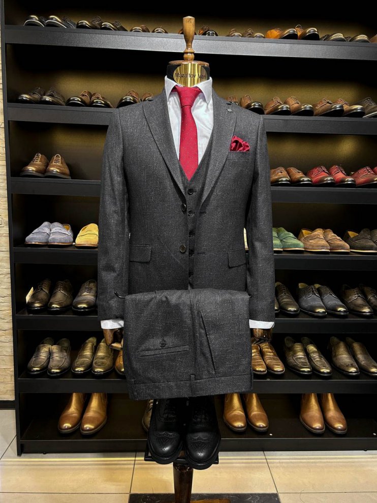 Костюм MAZALTOVMAN 3-ка Серый фактурный