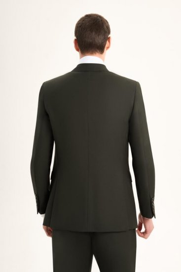 Костюм MAZALTOVMAN 2-ка Темно-зеленый двубортный премиум линейка
